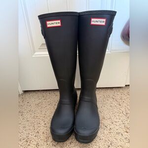 Hunter Black Waterproof Footwear